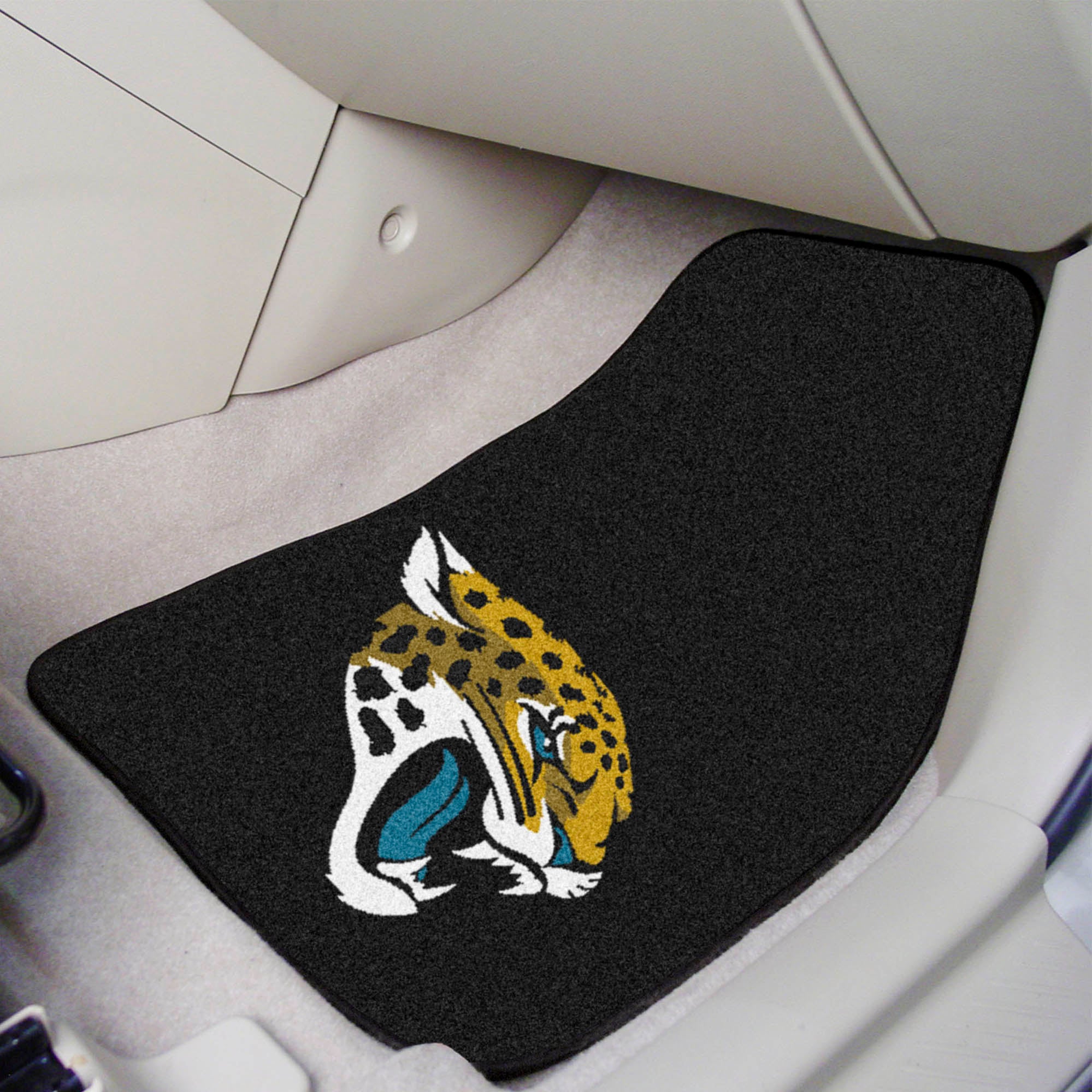 Jacksonville Jaguars 2-pc Carpeted Car Mats 17