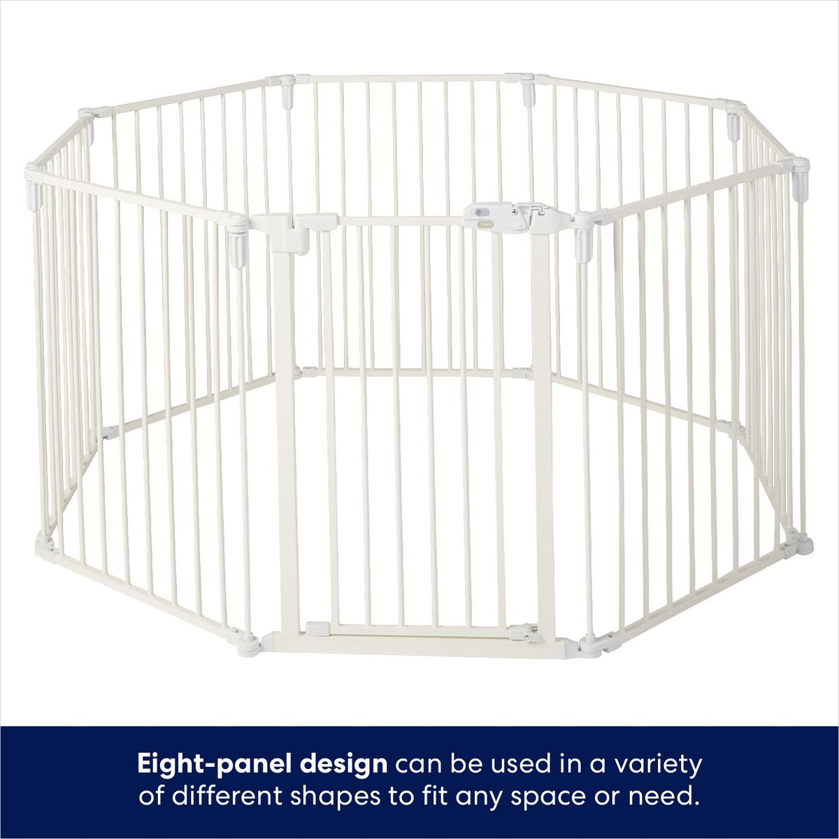 Frisco Steel 8-Panel Configurable Dog Gate and Playpen