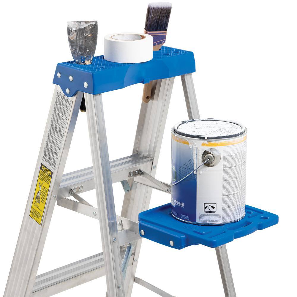 Werner 6 ft. Aluminum Step Ladder with 250 lb. Load Capacity Type I Duty Rating 366