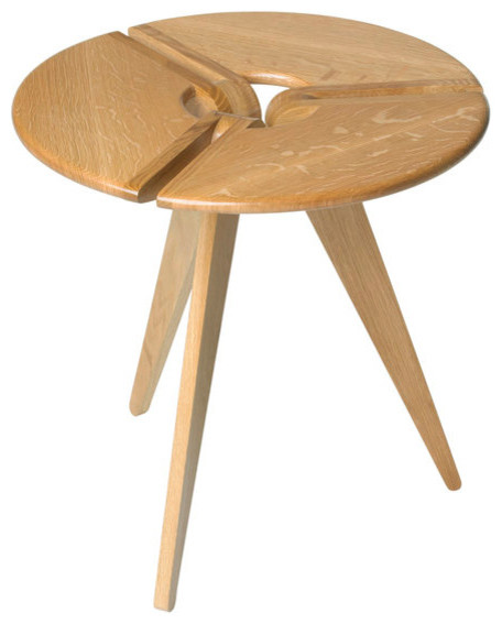 Round Side Table   Midcentury   Side Tables And End Tables   by New Breed Furniture LLC  Houzz