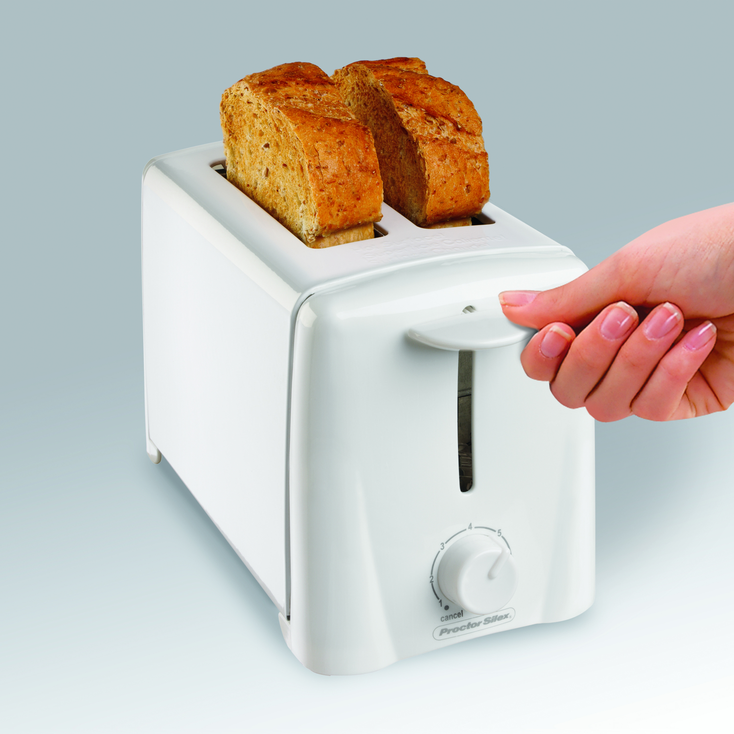 Proctor Silex Plastic White 2 slot Toaster 7.75 in. H X 6.5 in. W X 11.38 in. D