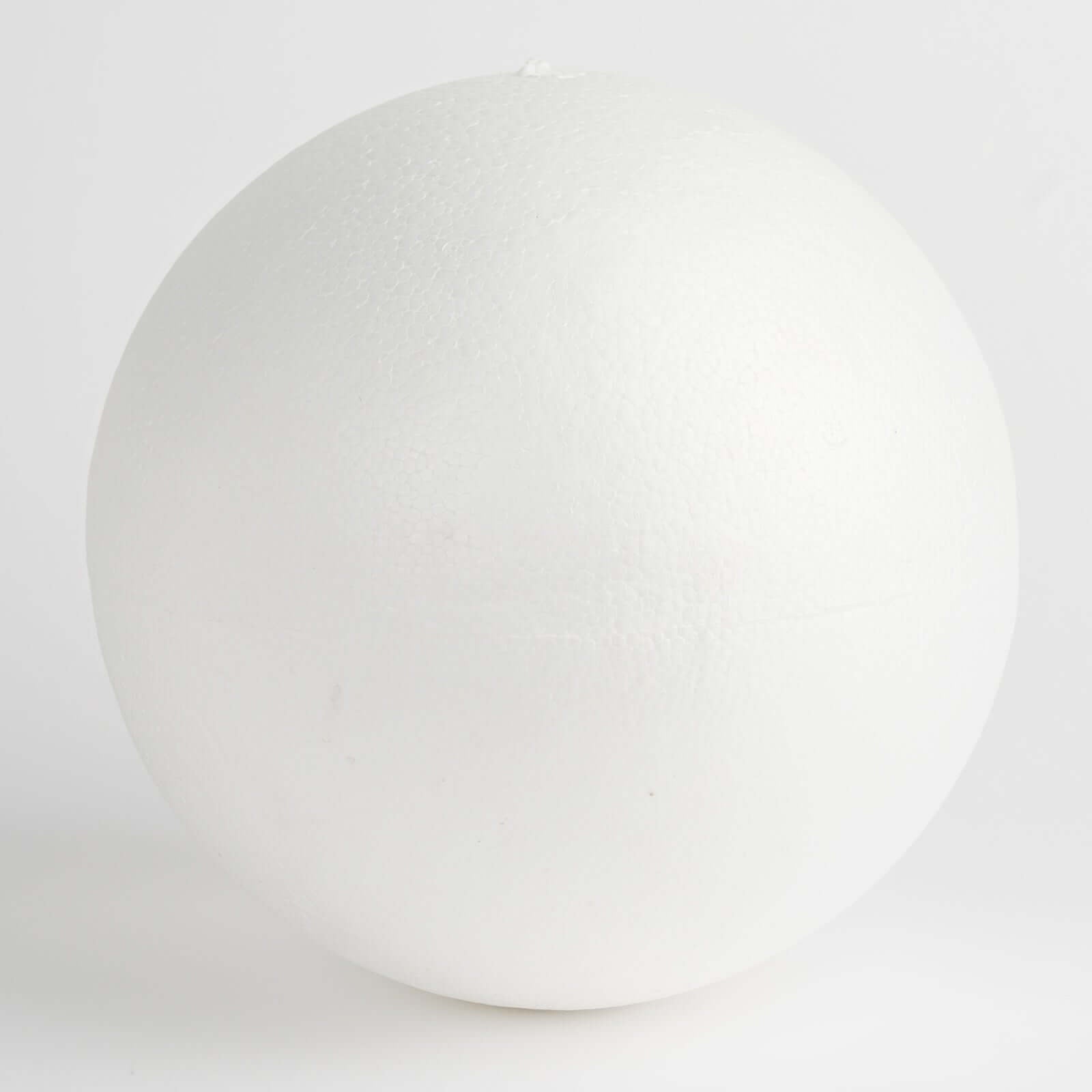 2 Pack White StyroFoam Foam Balls For Arts, Crafts and DIY 10