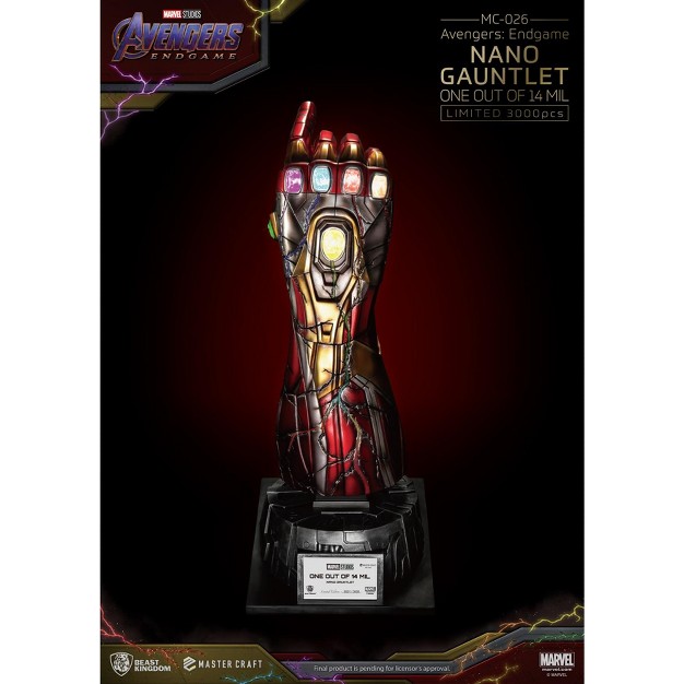 Marvel Avengers Endgame Master Craft Nano Gauntlet master Craft