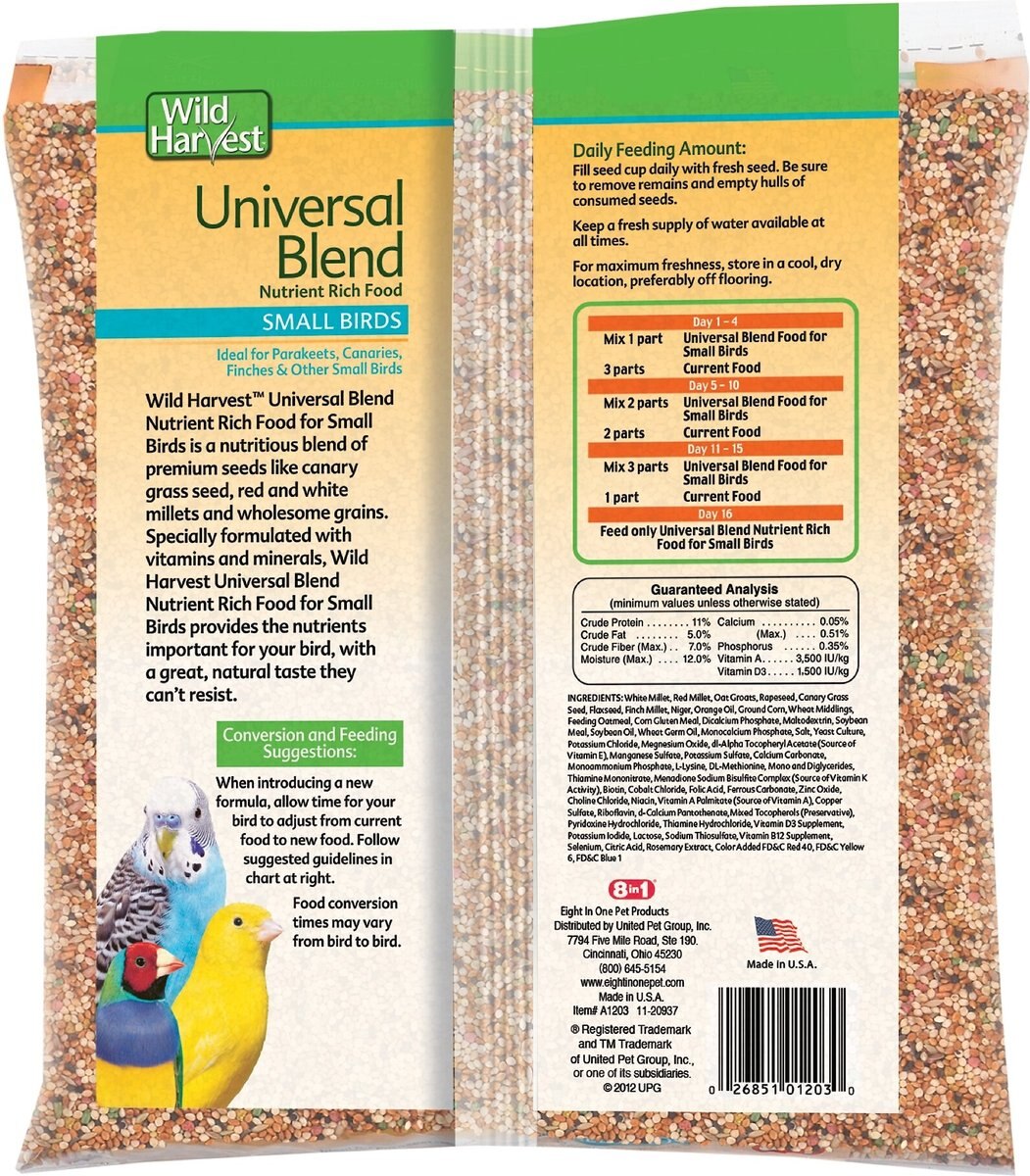 Wild Harvest Universal Blend Small Bird Food