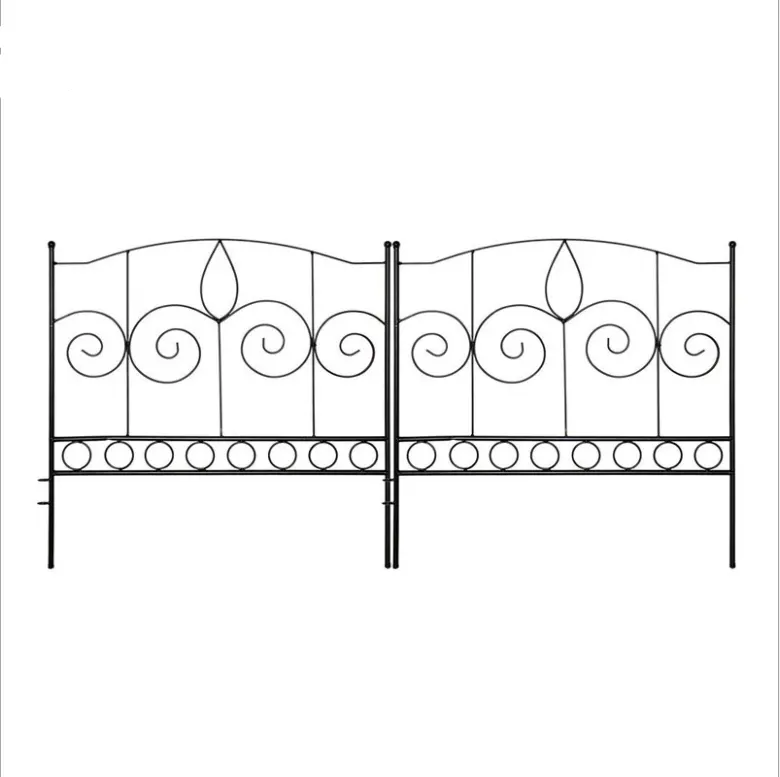 modern fencing supplies decorative wrought iron short garden lawn fence