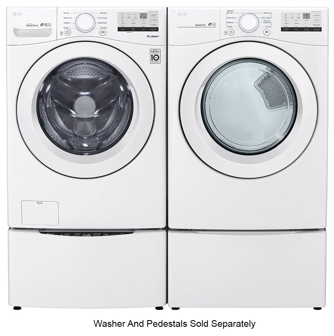 LG 7.4 Cu. Ft. White Electric Dryer