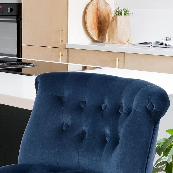 Adjustable Fabric Foam Upholstery Barstool