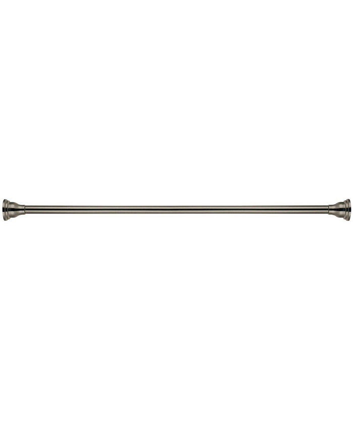 Kingston Brass 72-inch Tension Shower Rod with Decorative Flange