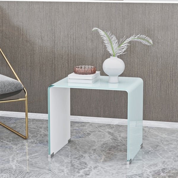 Whole Tempered Glass Coffee Table End Table White