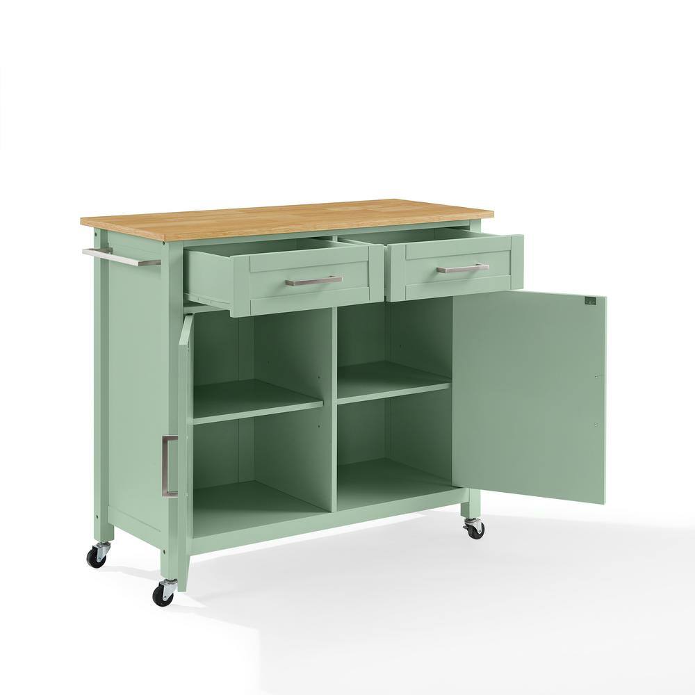 CROSLEY FURNITURE Tristan Mint Kitchen Island CF3034NA-MN