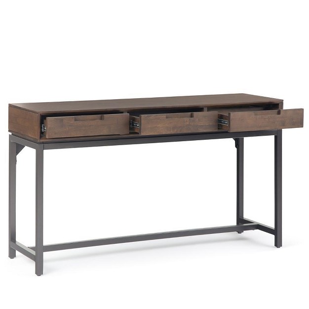 Simplihome Console Table Banting Walnut Brown