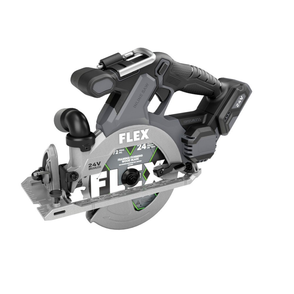 FLEX 24V Circular Saw In Line 6 1/2 Bare Tool