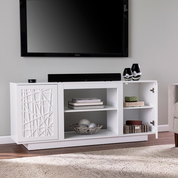 SEI Furniture Delgrave Two-Door Media TV Stand