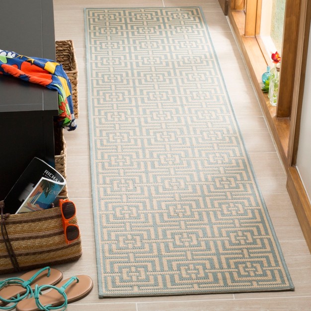 Linden Lnd128 Power Loomed Indoor outdoor Area Rug Safavieh