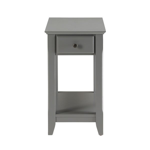 Acme Furniture Bertie Wood Transitional Side Table