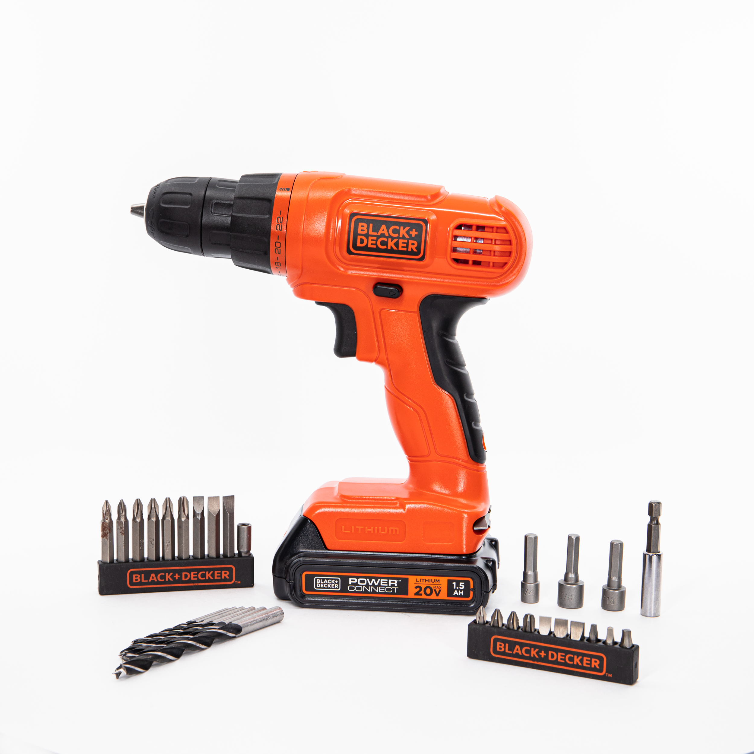 20V MAX* POWERCONNECT™ Cordless Drill/Driver + 30 Pc. Kit