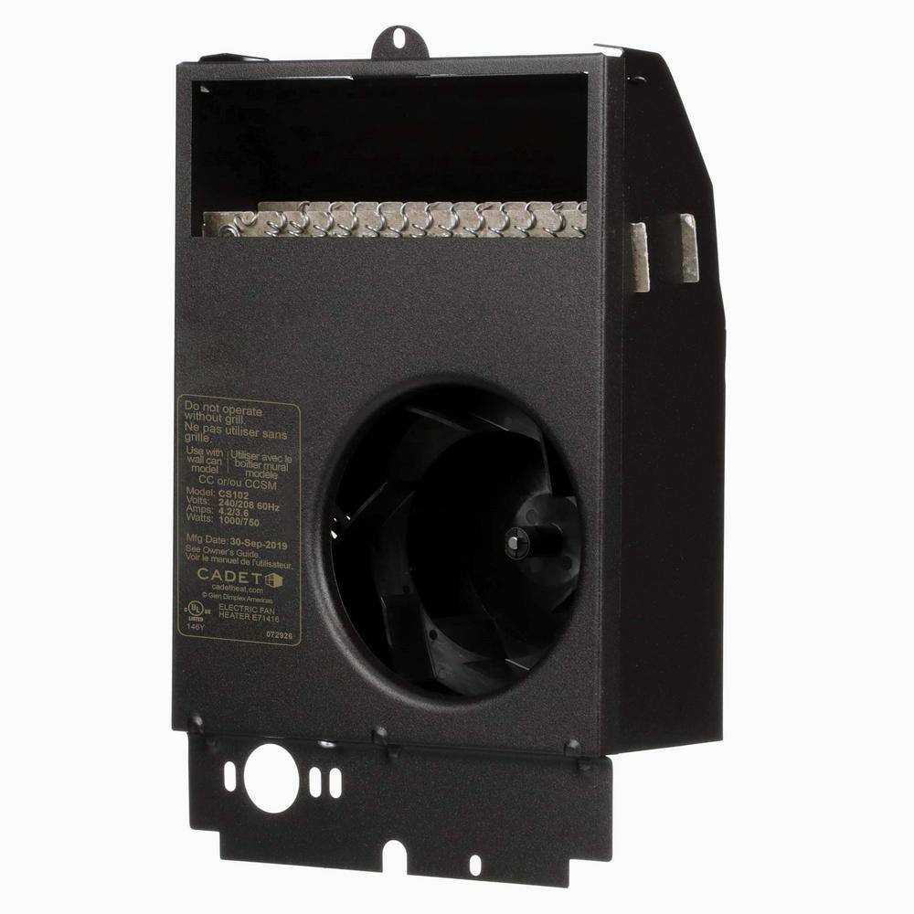 Cadet Com-Pak Plus 1000-Watt 240-Volt Fan-Forced Wall Heater Assembly CS102