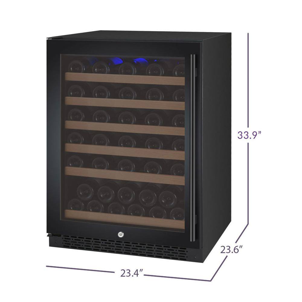 Allavino FlexCount II Dual Zone 56-Bottle Built-in Wine Refrigerator VSWR56-2BR20