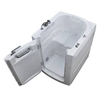 Universal Tubs HD Series 32 in. x 38 in. Left Swinging Door Walk-In Air Tub in White HD3238LWA