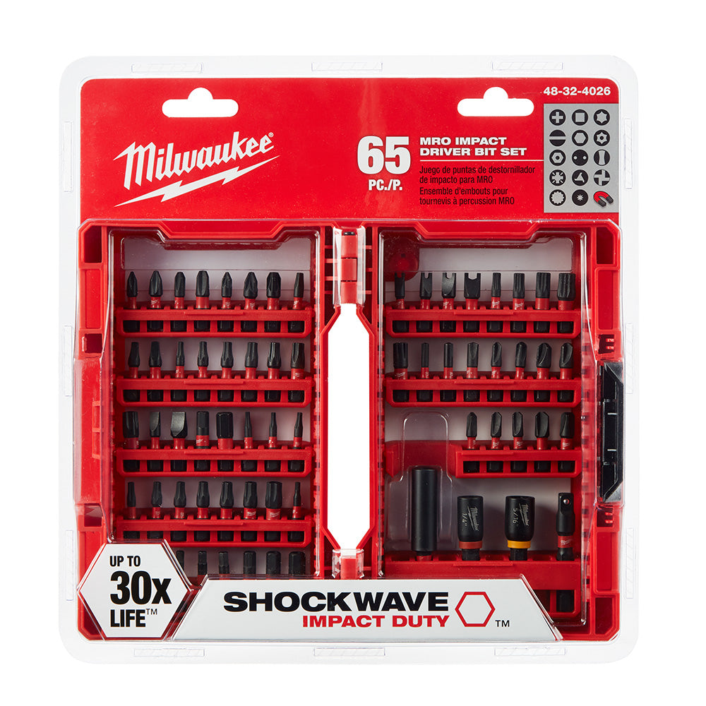 Milwaukee  48-32-4026 Shockwave MRO Impact Duty Driver Bit Set (65-Piece)