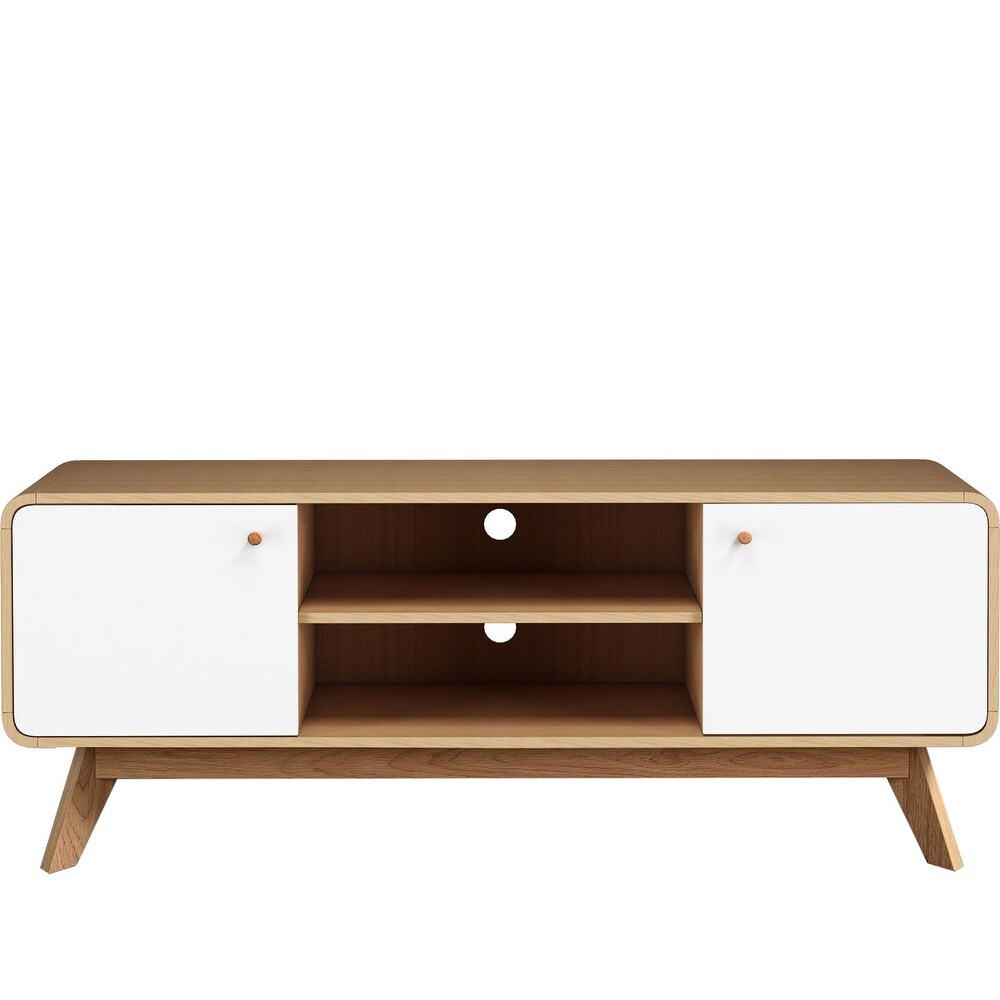 Ren Home Leva Media Console TV Stand with Storage