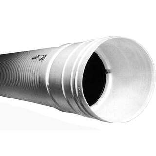 Advanced Drainage Systems 3 in. x 10 ft. Triplewall  Solid Drain Pipe 3550010