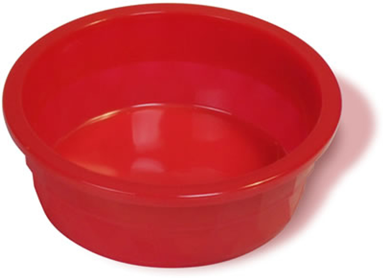 Crockstyle Translucent Heavyweight Dog Food/Water Dish， Large