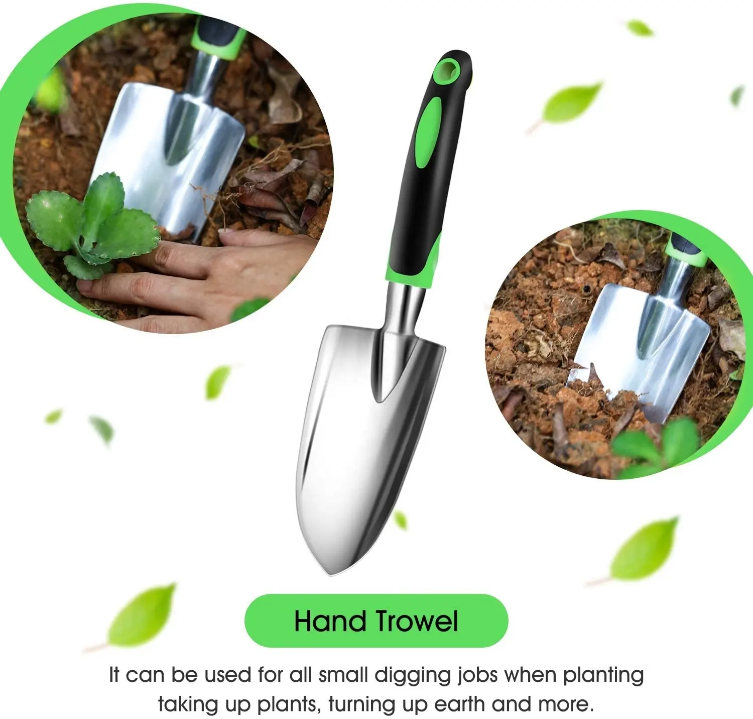 Customization Garden Hand Tool Set with Heavy Duty Aluminum oy Head and Colored Non Slip Grip