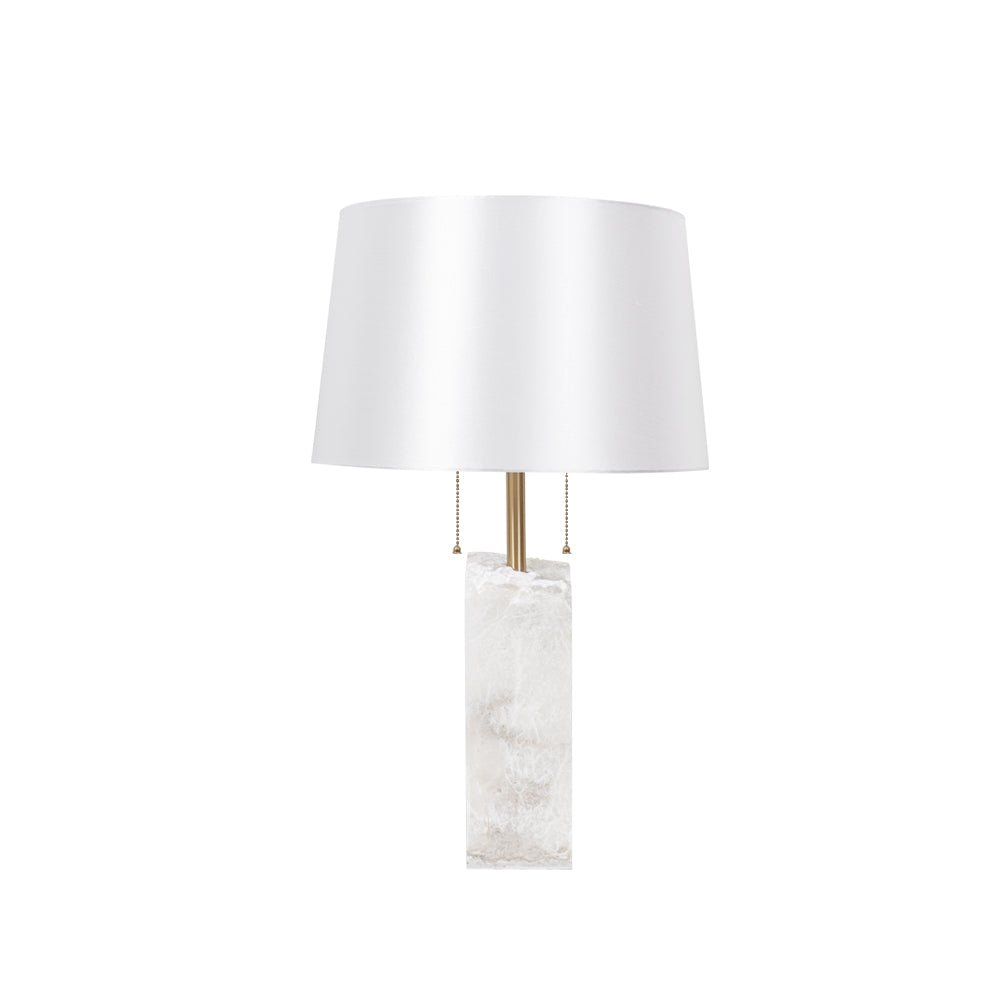 Raw Alabaster Table Lamp