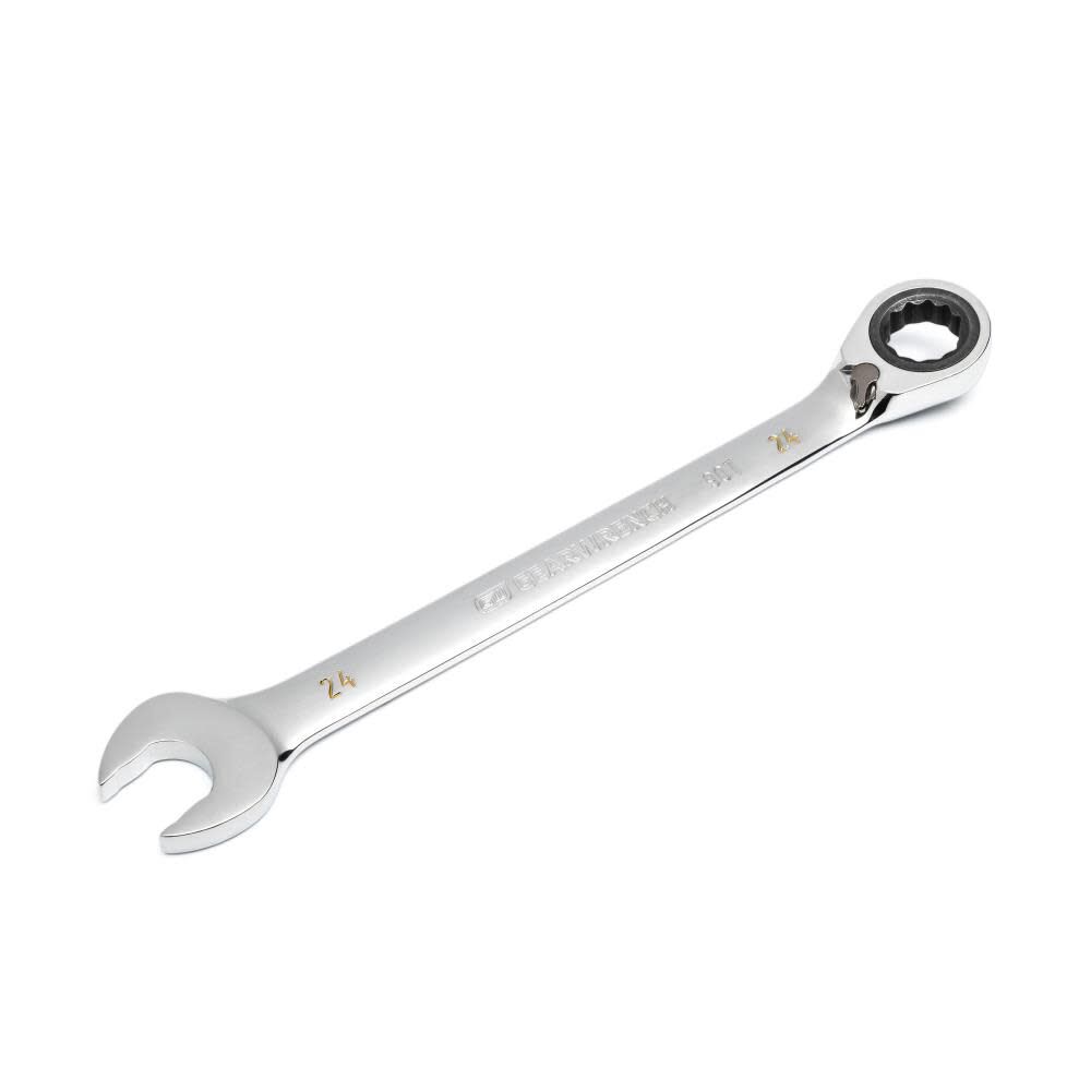 GEARWRENCH 24mm 90-Tooth 12 Point Reversible Ratcheting Wrench 86624 from GEARWRENCH