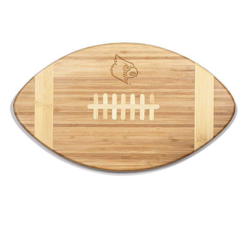 Louisville Cardinals Touchdown Football Cutting Board Serving Tray