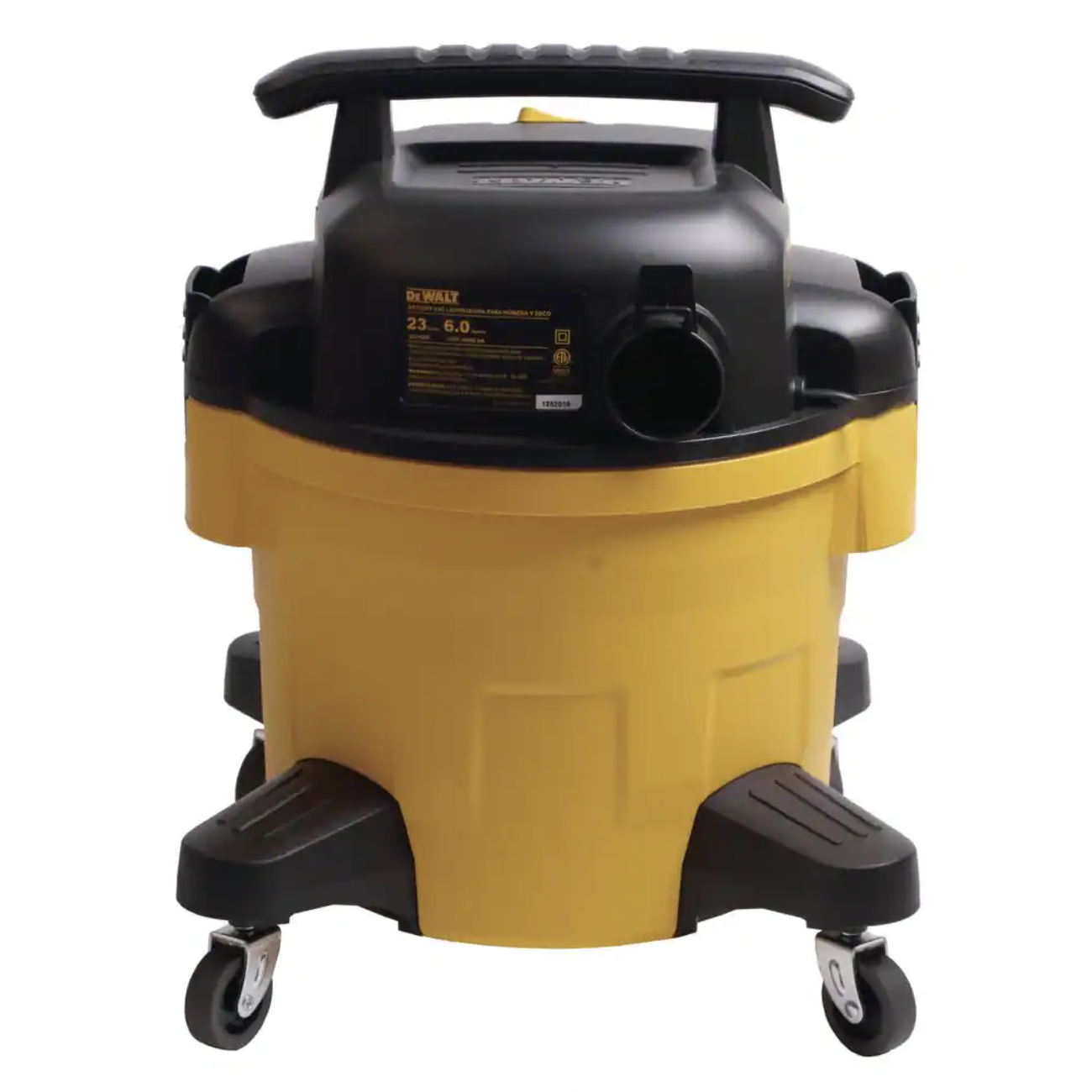 Dewalt DXV06P 6 gallon Poly Wet/Dry Vacuum， Yellow