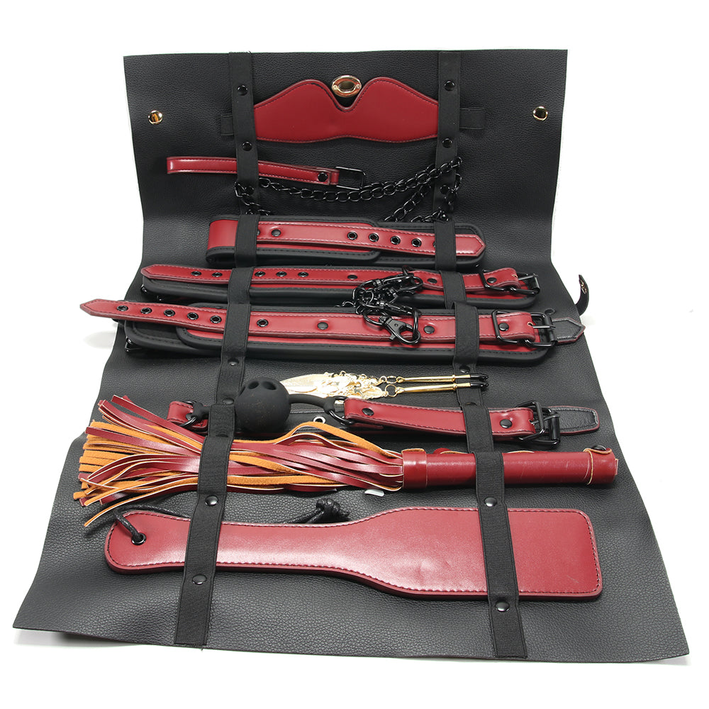 The Traveler 10 Piece Restraint & Bondage Play Kit