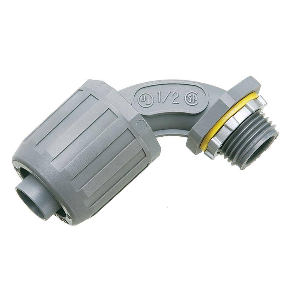 Arlington Industries 34 in. 90 NMLT Push Connector (1-Pack) NMLT907-1