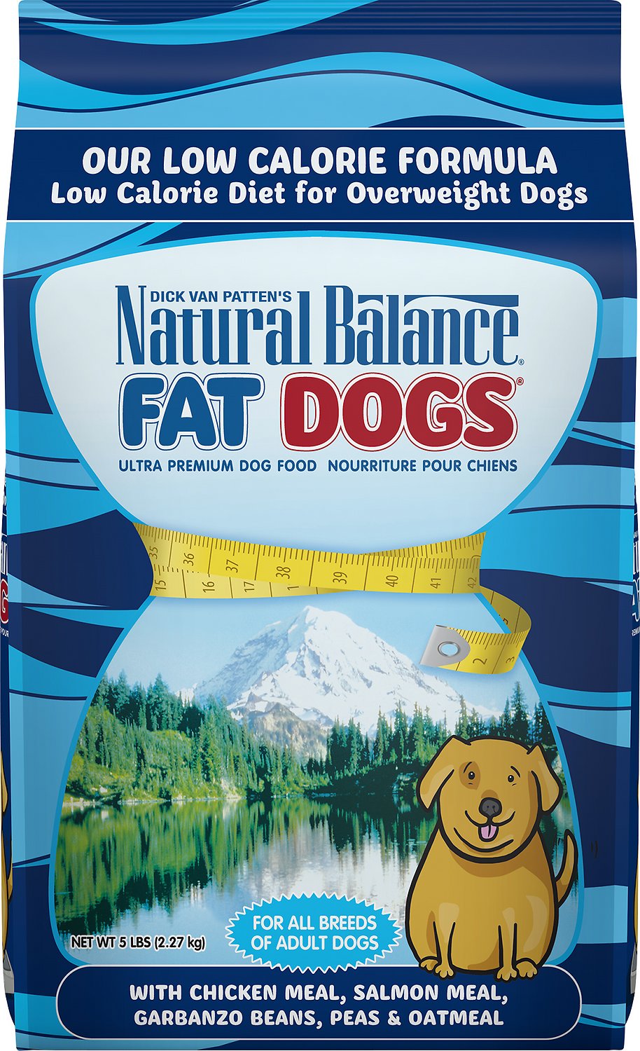 Natural Balance Fat Dogs Chicken and Salmon Formula Low Calorie Dry Dog