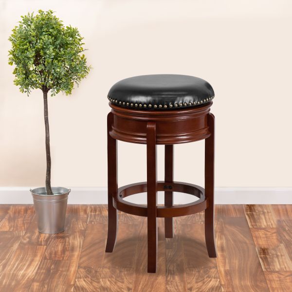 Flash Furniture 29'' Backless Barstool with Swivel Seat