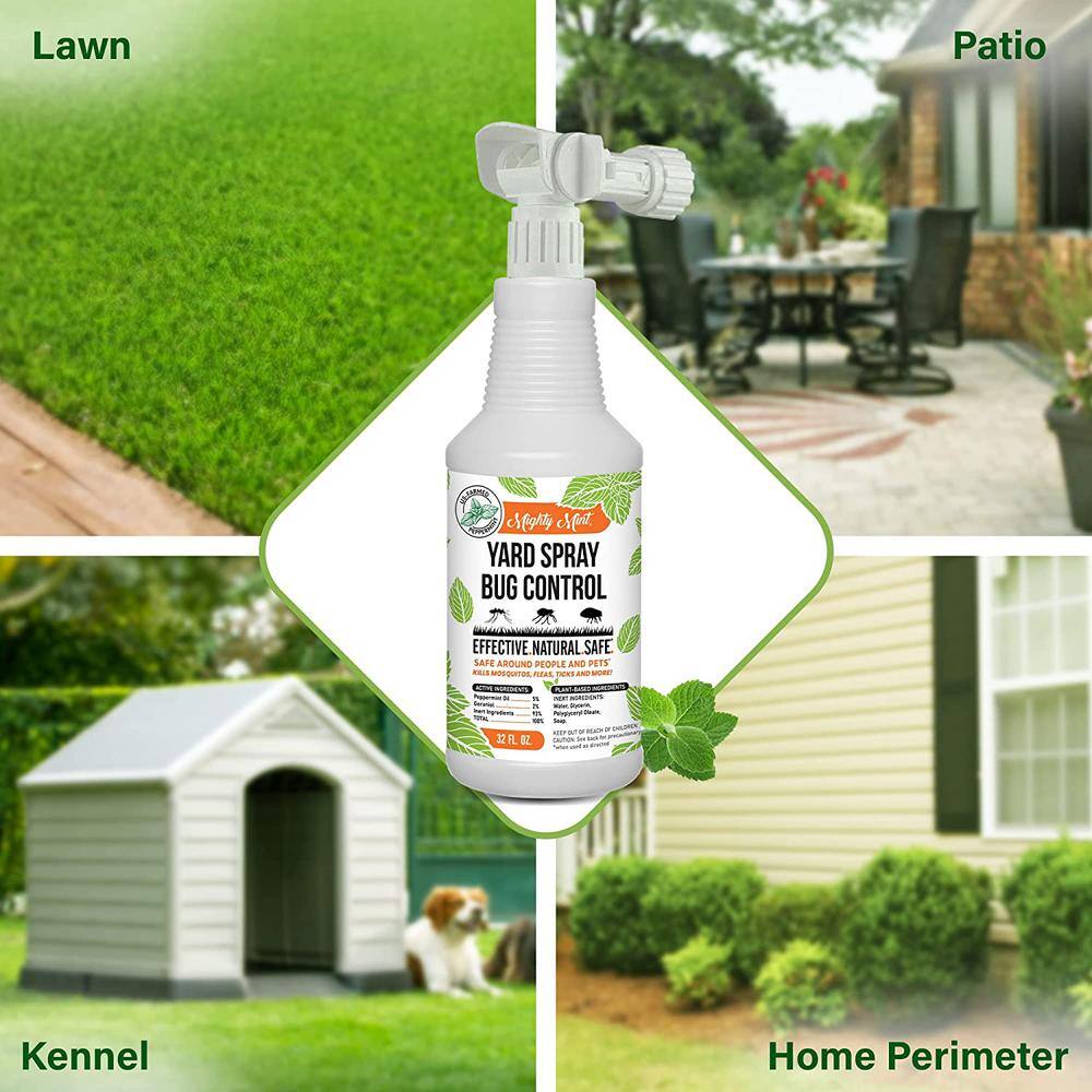 Mighty Mint 32 oz. Yard Spray Bug Control Peppermint Spray YS-32