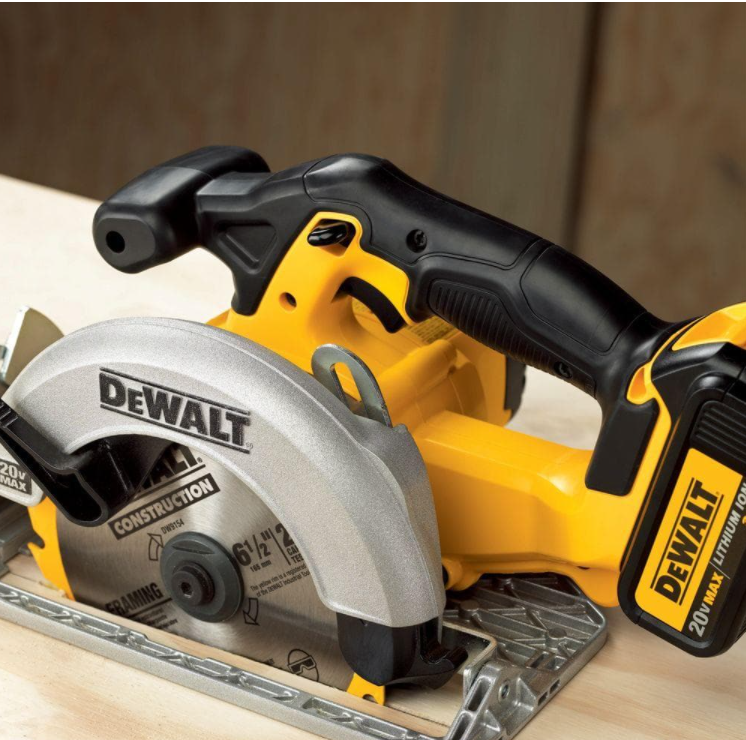 DEWALT DCS391P1 20-Volt MAX Cordless 6-1/2 in. Circular Saw with (1) 20-Volt Battery 5.0Ah and Charger