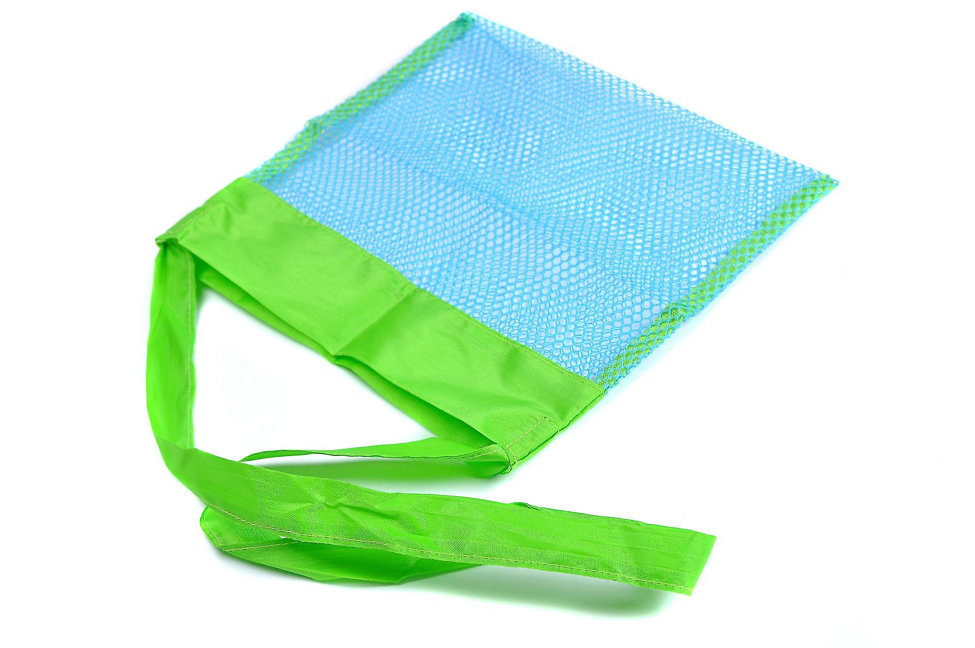 Portable Mesh Beach Storage Bags Baby Sand Away Carry Beach- Pouch Tote Kid Toy