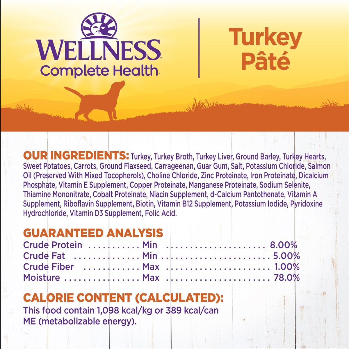 Wellness Complete Health Turkey and Sweet Potato Formula Canned Dog Food