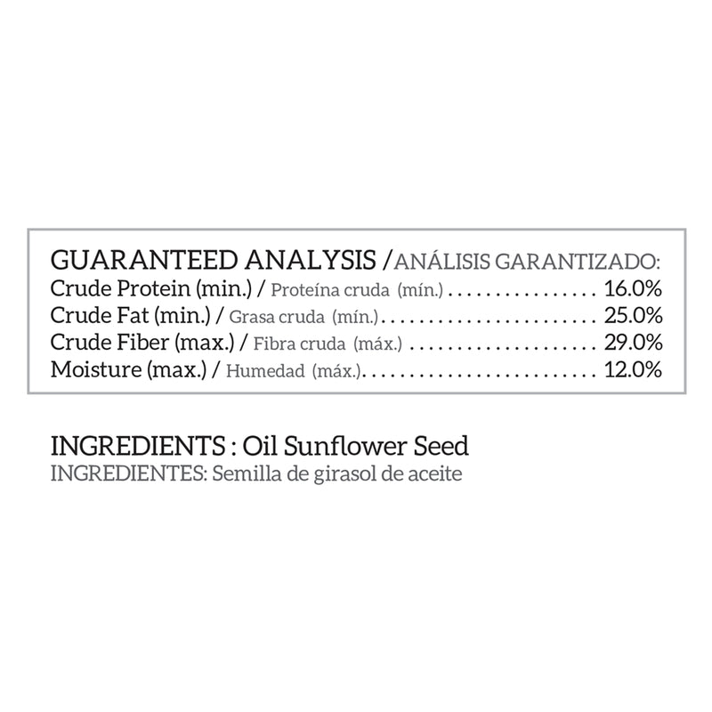 OIL SUNFLOWER BSEED 20LB