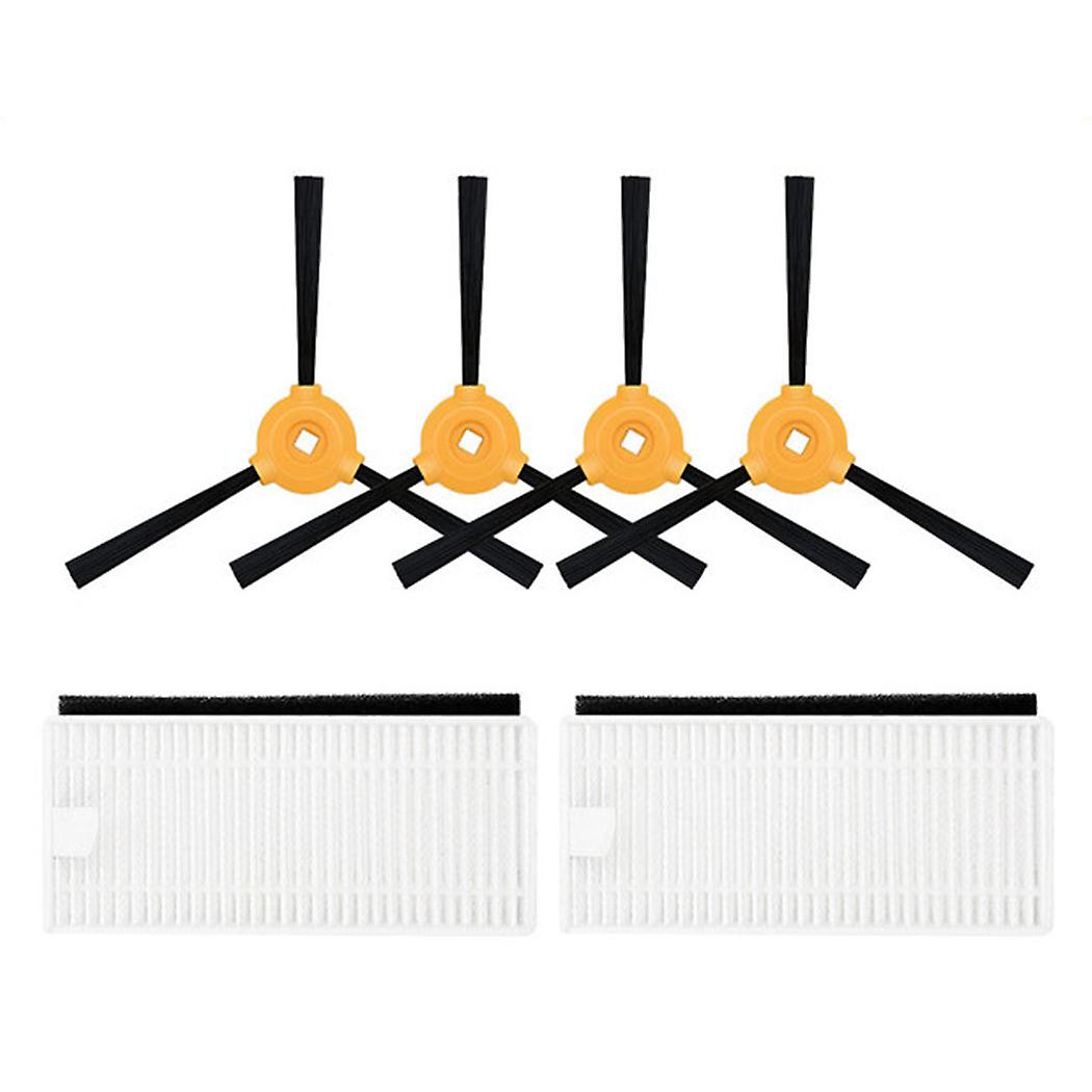 Replacement Vacuum Cleaner Accessories 5xfilters 10xside Brush For Lefant M200/m201/m501 Hepa Cleaning