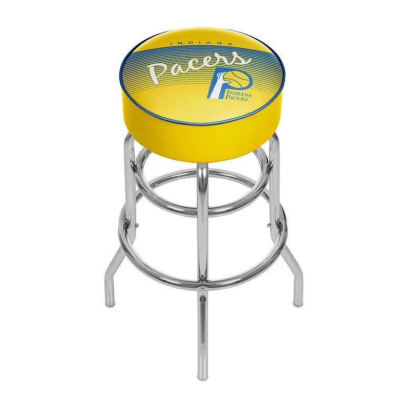 Indiana Pacers Hardwood Classics Padded Swivel Bar Stool