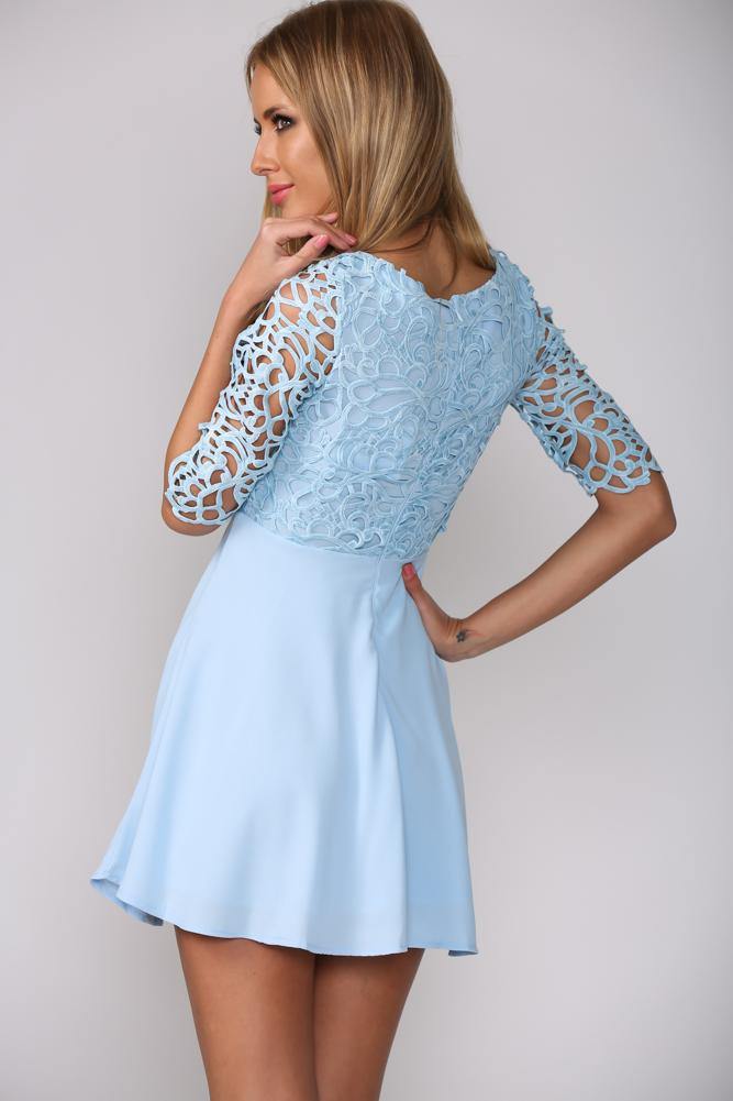 Haute Dress Baby Blue