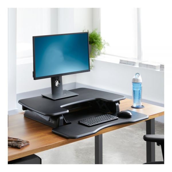 VariDesk ProPlus Manual Standing Desk Converter， 30”W， Black