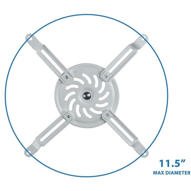 Mount it Universal Ceiling Projector Mount Bracket Full Motion And Height Adjustable From 21 34 5 In 30 Lbs Weight Capacity Long Size