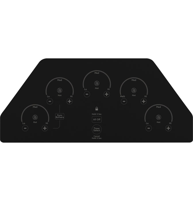 GE Cafe CEP90362NSS 36Inch Builtin Touch Control Electric Cooktop In