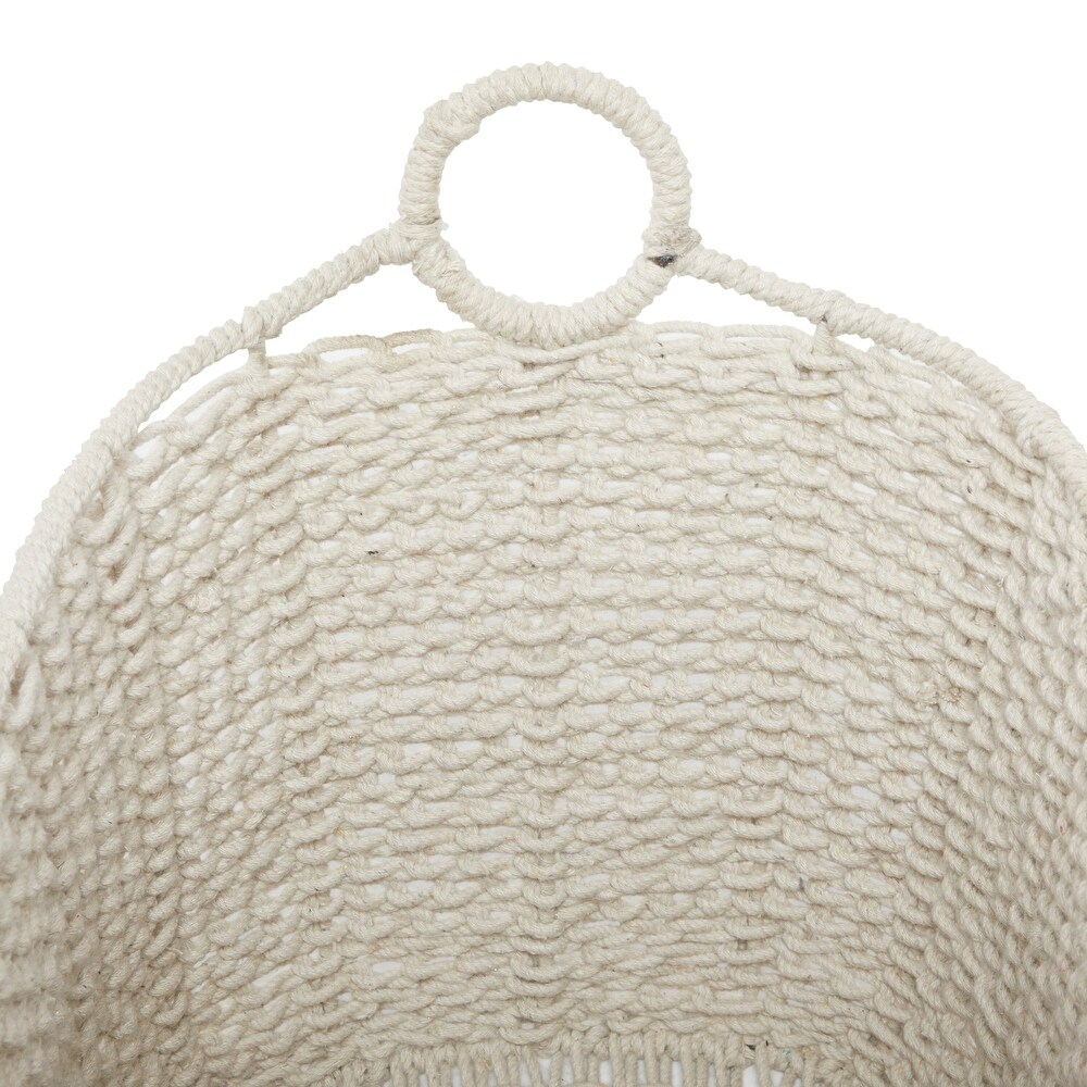 Cotton Bohemian Storage Basket