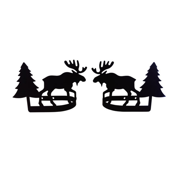 Village Wrought Iron CUR TB 22 Moose   Pine   Curt...