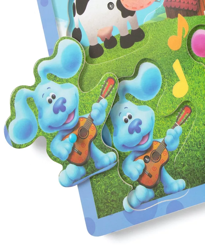 Melissa and Doug Blues Clues You Musical Farm Sound Puzzle  Set of 6